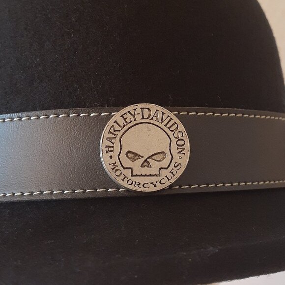 Harley-Davidson Vintage Fedora Hat - Picture 5 of 9